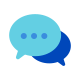 Icon of a speech bubble