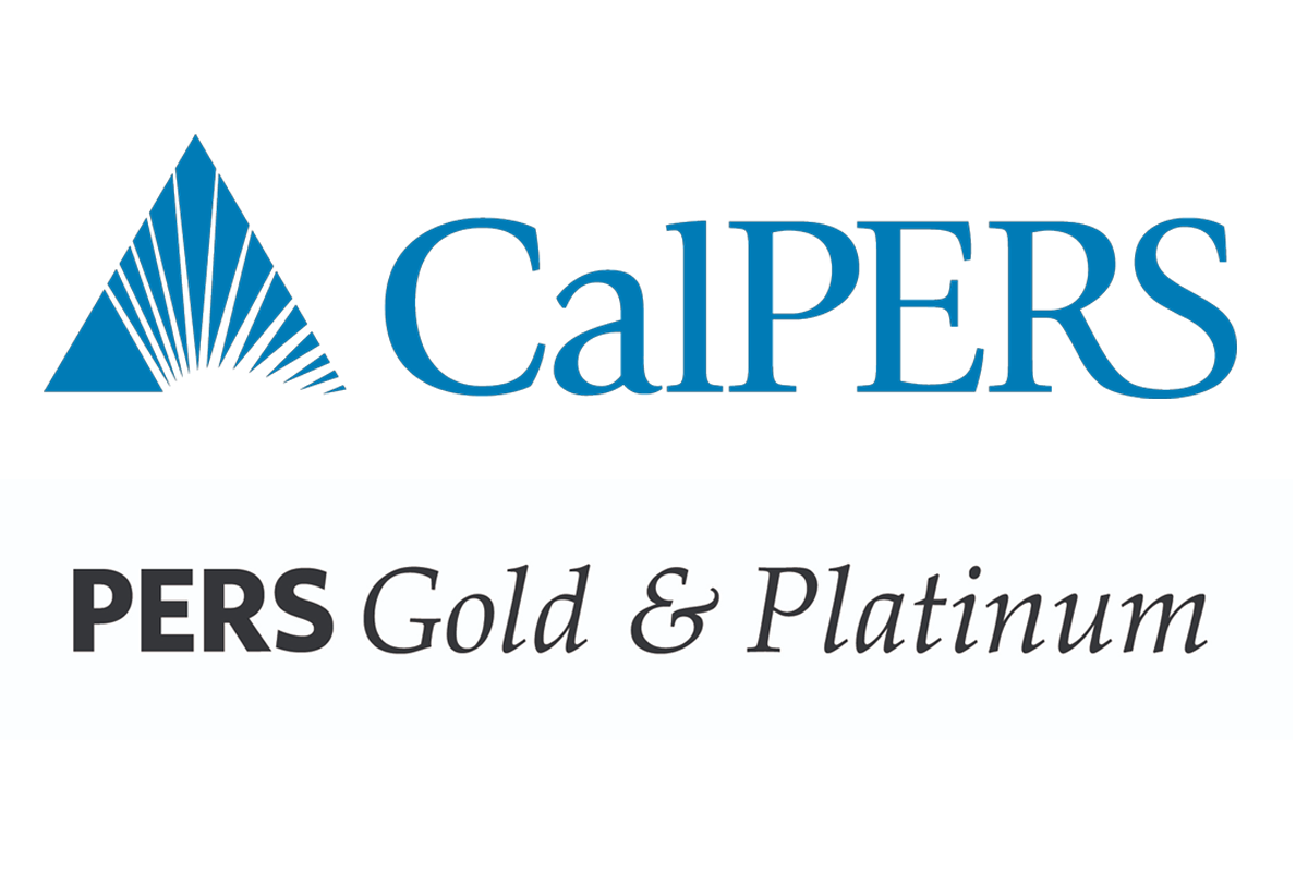 CalPERS logo and PERS Gold & Platinum logo